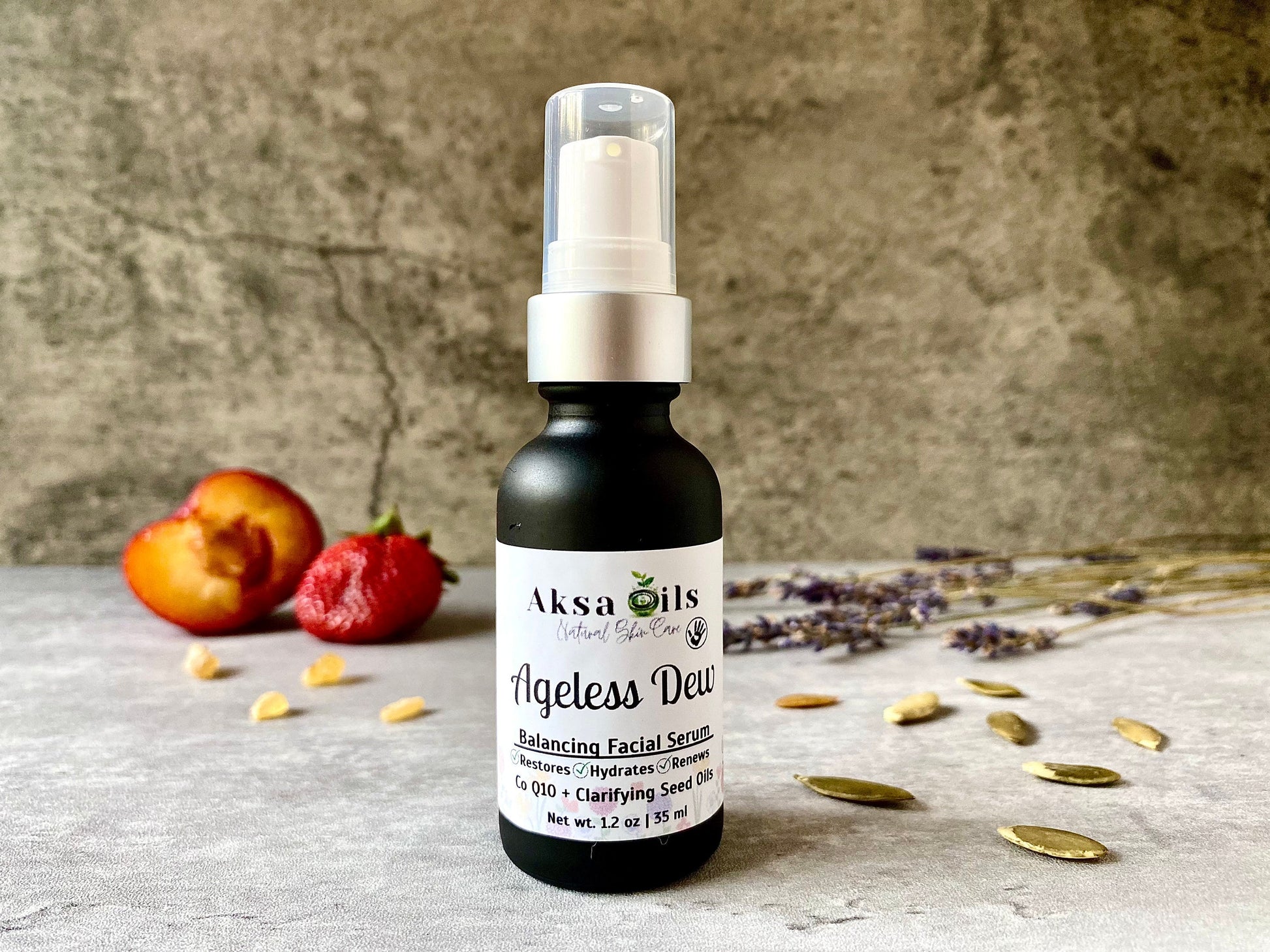 Co Q10 Face Serum, Vitamin Rich & Antioxidant Facial Oil, Regenerating and Skin Balancing with Anti-Aging Ingredients, All Natural, Vegan - AksaOils 